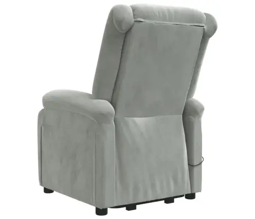 Püsti Tõusmist Toetav Tugitool, Helehall, Samet