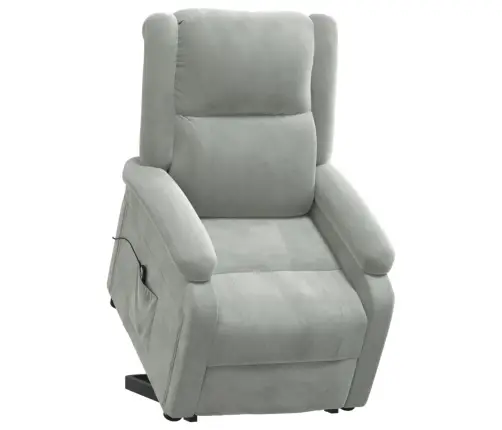 Püsti Tõusmist Toetav Tugitool, Helehall, Samet