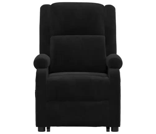 Atpūtas Krēsls, Paceļams, Melns Samts Vidaxl
