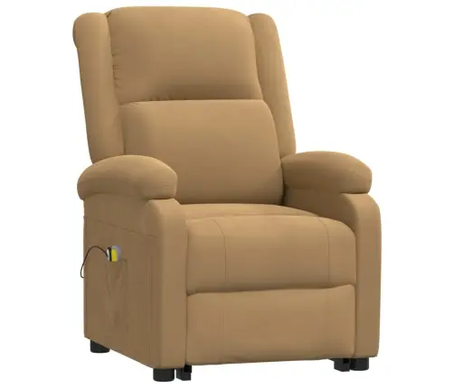 Masāžas Krēsls, Paceļams, Brūns Samts Vidaxl