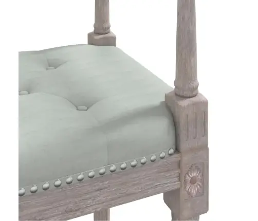 Sols, Gaiši Pelēks, 110X40X70 Cm, Samts Vidaxl