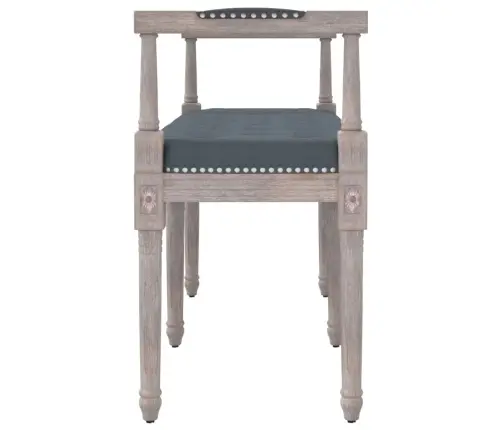 Sols, 110X40X70 Cm, Tumši Pelēks Samts Vidaxl