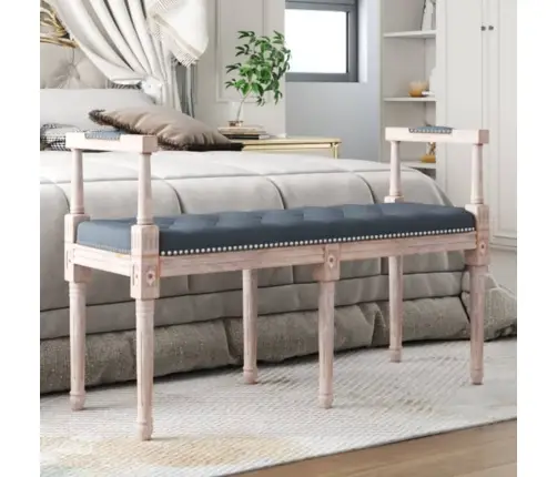 Sols, 110X40X70 Cm, Tumši Pelēks Samts Vidaxl