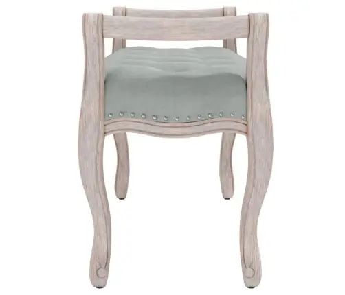 Suoliukas, Šviesiai Pilkos Spalvos, 110X45X60cm Aksomas