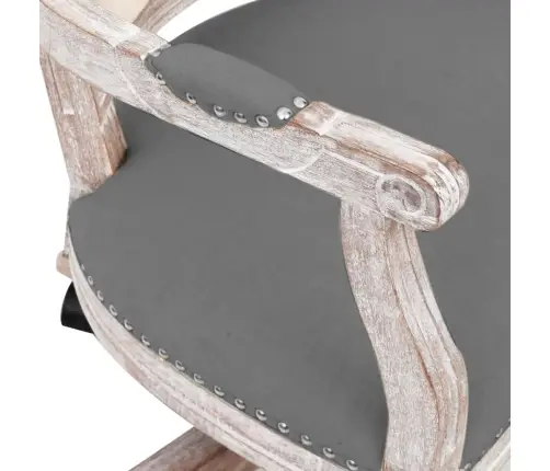 Biroja Krēsls, Tumši Pelēks Audums Vidaxl