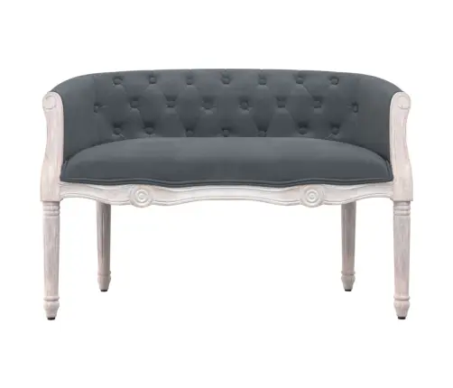 Sols, Tumši Pelēks, 98X56X69 Cm, Samts Vidaxl