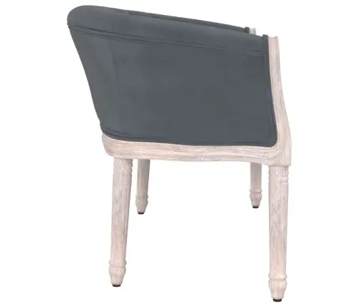 Sols, Tumši Pelēks, 98X56X69 Cm, Samts Vidaxl