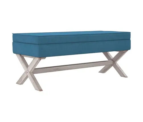 Uzglabāšanas Sols, Zils, 110X45X49 Cm, Lins Vidaxl