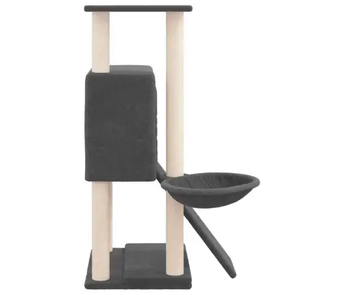 Kassimaja Sisalköitega Kraapimispuudega, Tumehall, 96 Cm