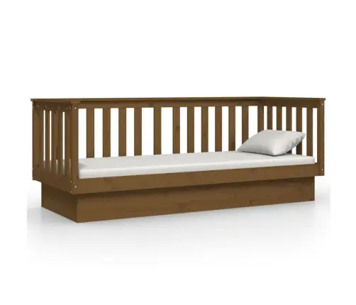 Dīvāngulta, Medus Brūna, 75X190 Cm, Priedes Masīvkoks Vidaxl