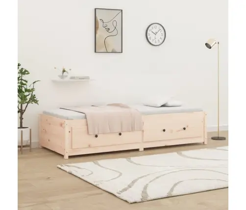 Gulta Bez Matrača, 90X200 Cm, Priedes Masīvkoks Vidaxl