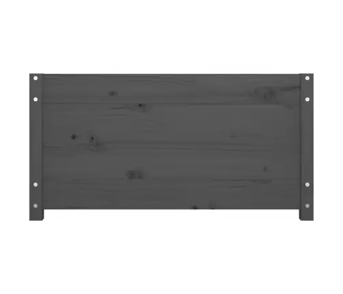 Lova, Pilkos Spalvos, 90X200cm Pušies Medienos Masyvas