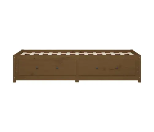 Päevavoodi, Meepruun, 90 X 200 cm Männipuit