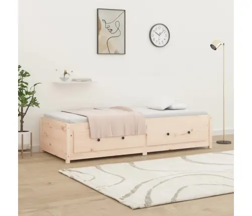 Gulta, 90X190 Cm, Vienvietīga, Priedes Masīvkoks Vidaxl