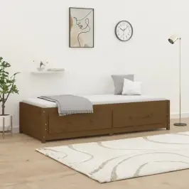 Gulta, Medus Brūna, 90X190 Cm, Vienvietīga, Priedes Koks Vidaxl Gulta, Medus Brūna, 90X190 Cm, Vienvietīga, Priedes Koks Vidaxl
