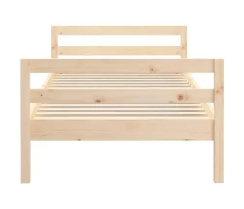 Gulta Bez Matrača, 90X190 Cm, Priedes Masīvkoks Vidaxl