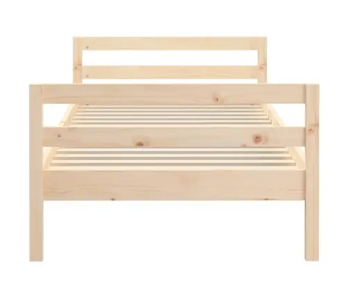 Lovos Rėmas Su Be Čiužinio, 75X190cm Pušies Masyvas