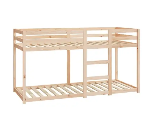 Divstāvu Gulta, 80X200 Cm, Priedes Masīvkoks Vidaxl