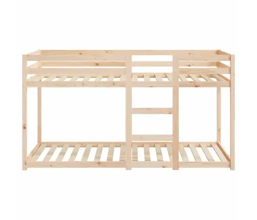 Divstāvu Gulta, 80X200 Cm, Priedes Masīvkoks Vidaxl