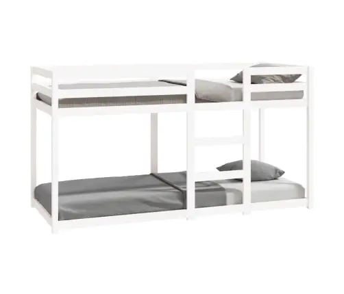 Narivoodi, Valge, 80 X 200 cm Männipuit