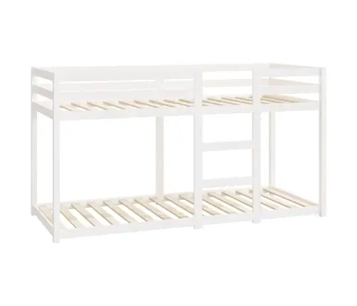 Narivoodi, Valge, 80 X 200 cm Männipuit