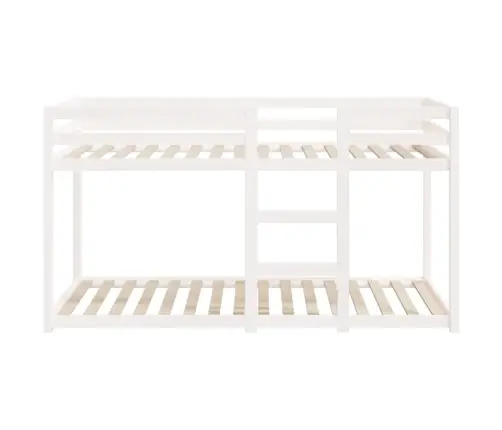 Narivoodi, Valge, 80 X 200 cm Männipuit