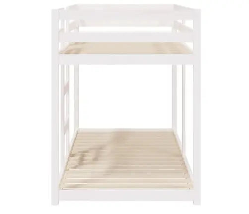 Narivoodi, Valge, 80 X 200 cm Männipuit