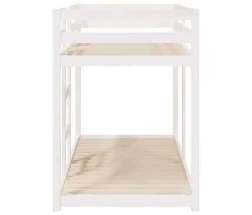 Narivoodi, Valge, 75 X 190 cm Männipuit