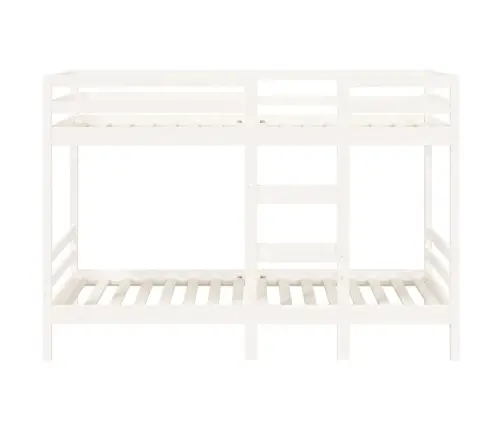 Narivoodi, Valge, 80 X 200 cm Männipuit