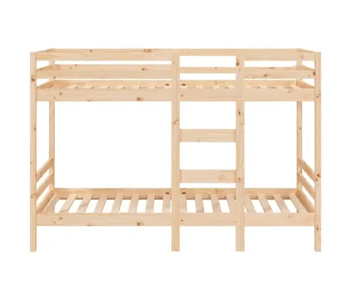 Divstāvu Gulta, 75X190 Cm, Priedes Masīvkoks Vidaxl Divstāvu Gulta, 75X190 Cm, Priedes Masīvkoks Vidaxl