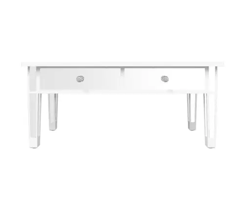 Veidrodinis Kavos Staliukas, 106X45X45cm Mediena Ir Stiklas