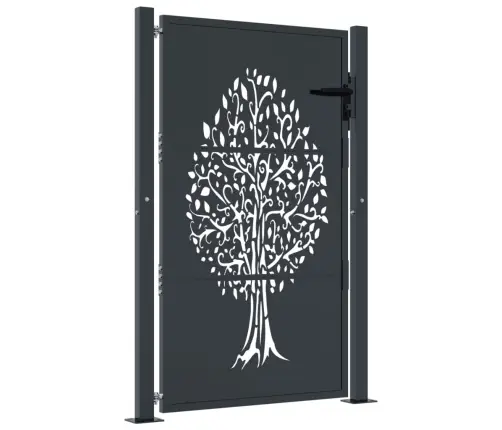 Aiavärav, Antratsiithall, 100 X 150 cm Terasest, Puudisain