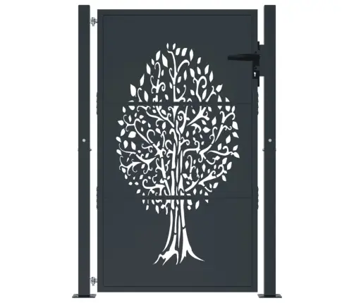 Aiavärav, Antratsiithall, 100 X 150 cm Terasest, Puudisain