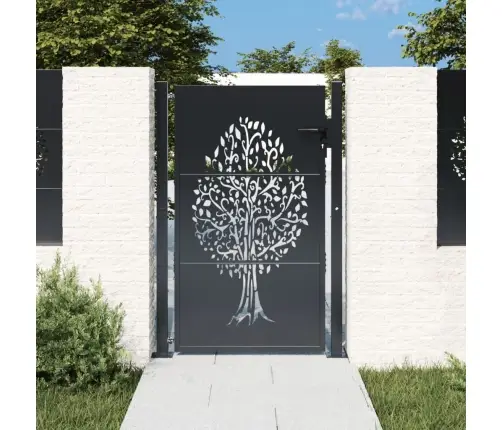 Aiavärav, Antratsiithall, 100 X 150 cm Terasest, Puudisain