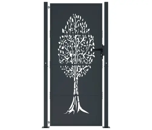 Aiavärav, Antratsiithall, 100 X 200 cm Terasest, Puudisain