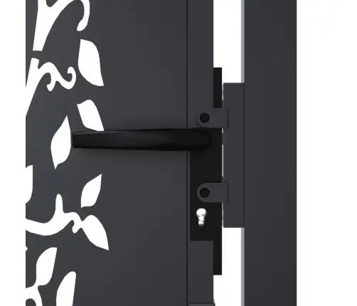 Aiavärav, Antratsiithall, 100 X 200 cm Terasest, Puudisain