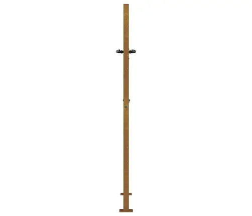 Dārza Vārti, 105X155 Cm, Tērauds Ar Rūsas Efektu, Koka Dizains Vidaxl