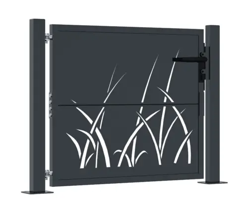 Aiavärav, Antratsiithall, 100 X 75 cm Terasest, Murukujundusega