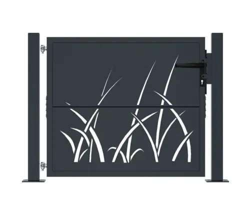 Aiavärav, Antratsiithall, 100 X 75 cm Terasest, Murukujundusega