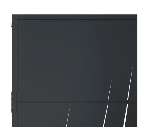 Aiavärav, Antratsiithall, 100 X 75 cm Terasest, Murukujundusega