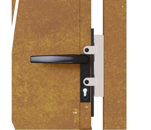 Dārza Vārti, 105X80 Cm, Tērauds Ar Rūsas Efektu, Zāles Dizains Vidaxl