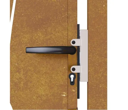 Dārza Vārti, 105X105 Cm, Tērauds Ar Rūsas Efektu, Zāles Dizains Vidaxl