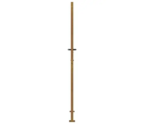 Dārza Vārti, 105X205 Cm, Tērauds, Rūsas Efekts, Bambusa Dizains Vidaxl