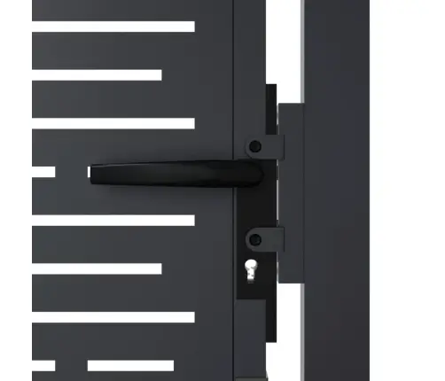 Dārza Vārti, Antracītpelēki, 105X180 Cm, Tērauds Vidaxl