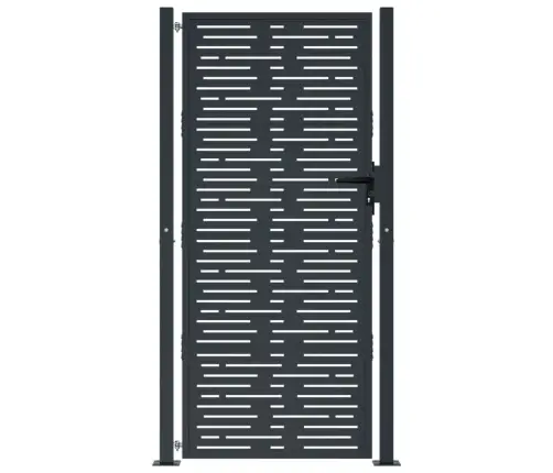 Aiavärav, Antratsiithall, 100 X 200 cm Terasest, Kandiline Disain