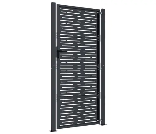 Aiavärav, Antratsiithall, 100 X 200 cm Terasest, Kandiline Disain