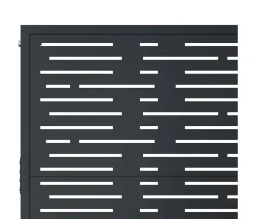 Aiavärav, Antratsiithall, 100 X 200 cm Terasest, Kandiline Disain