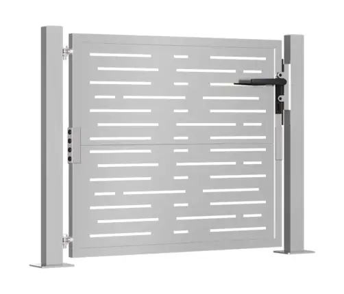 Sodo Vartai, 100X75 cm Corten Plienas, Kvadratinis Dizainas