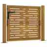 Sodo Vartai, 100X75 cm Corten Plienas, Kvadratinis Dizainas