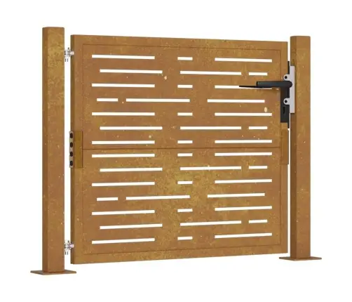 Dārza Vārti, 105X105 Cm, Tērauds Ar Rūsas Efektu Vidaxl